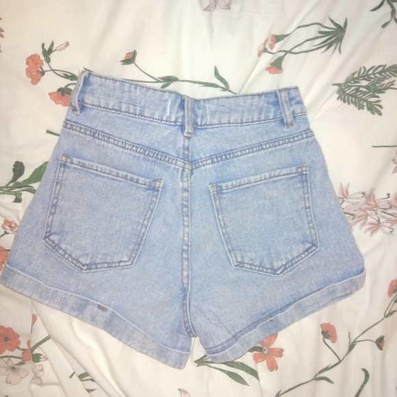 Pacsun mom shorts, size 23, light blue - Picture 2 of 3